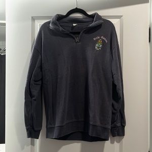 Grey Comfort Colors Delta Gamma Quarter Zip